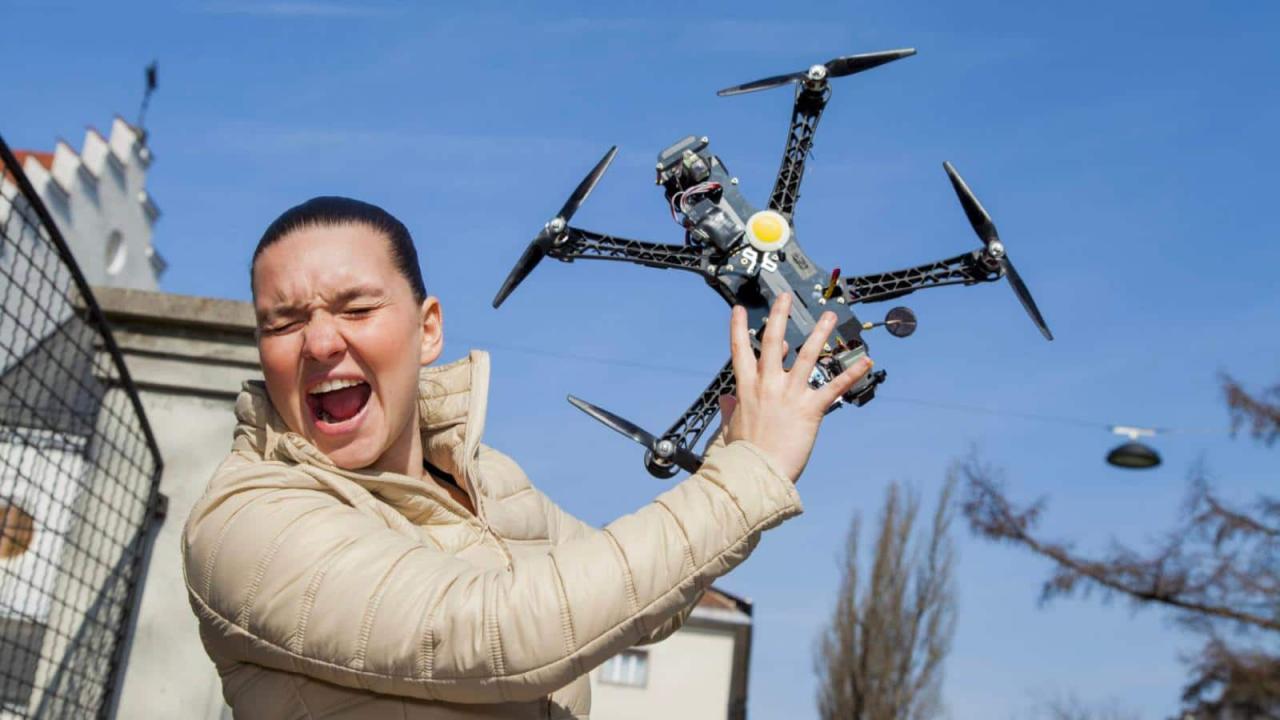 Drone manhattan lands streets trackimo